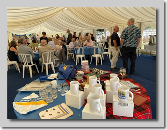 Some of the memorabilia and guests